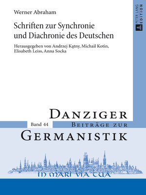 cover image of Schriften zur Synchronie und Diachronie des Deutschen